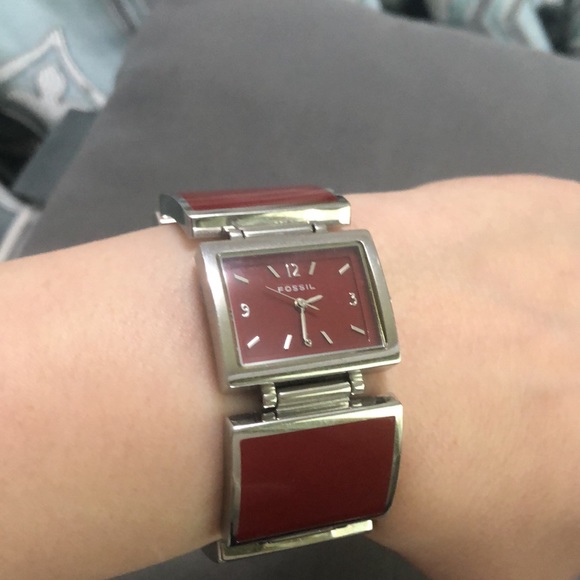 Fossil Watch Red - Picture 4 of 5